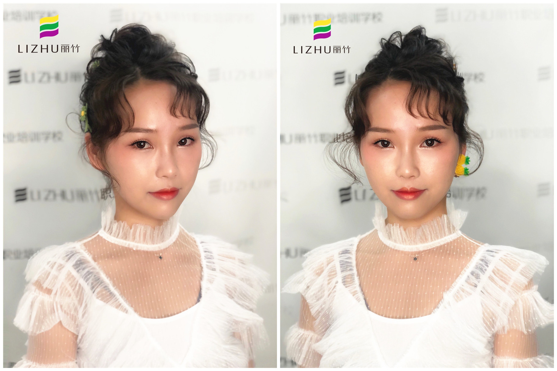 南寧化妝學(xué)校：我們的課堂化妝作品