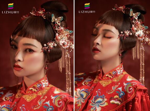 中式秀禾新娘，廣西正規(guī)化妝培訓(xùn)大放國風(fēng)魅力