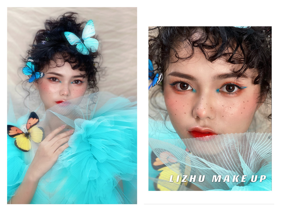 個(gè)性寫(xiě)真造型 | 南寧彩妝學(xué)校作品分享