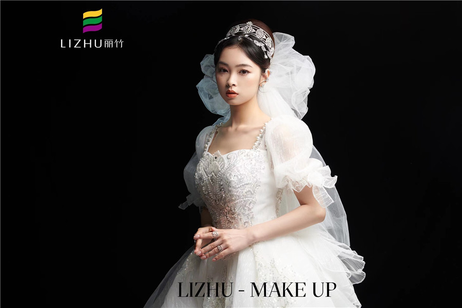 復(fù)古氣質(zhì)新娘，麗竹學(xué)校彩妝原創(chuàng)作品