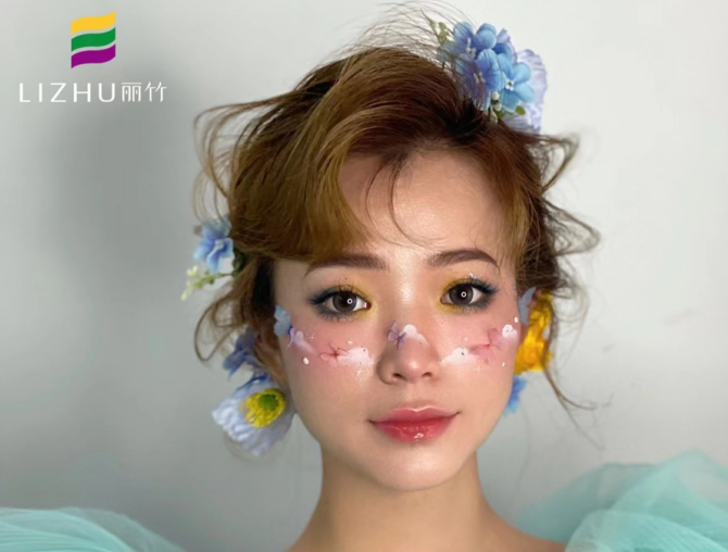 森系靈動造型，廣西化妝彩妝學(xué)校作品
