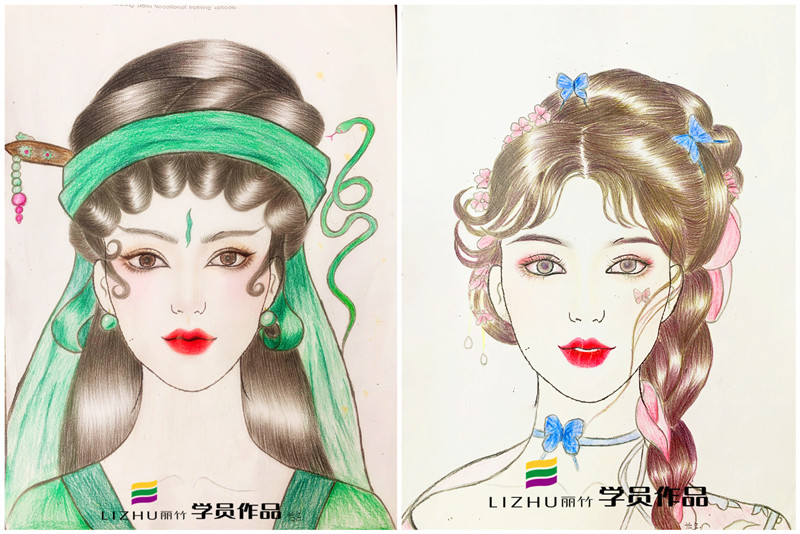 紙妝基礎(chǔ)圖練習(xí)，零基礎(chǔ)學(xué)化妝一點也不難