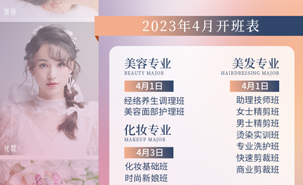 4月開班表