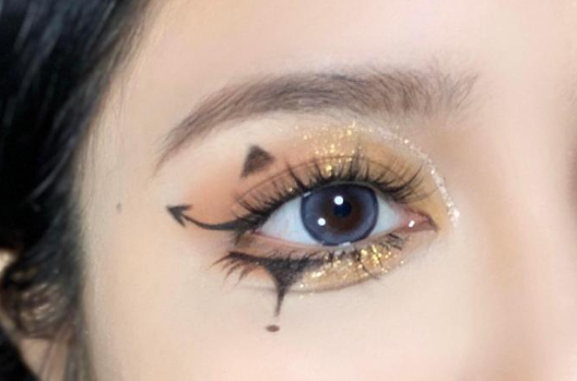 從零開始學化妝廣西：南瓜小惡魔眼妝