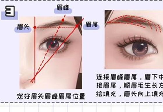 方圓臉如何畫眉？化妝新手入門教程