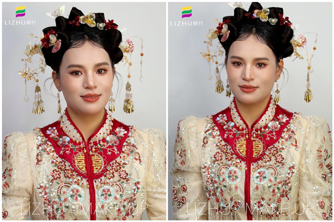 秀禾新娘，南寧影樓化妝寫真課堂作品