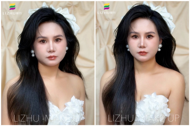 韓式人魚燙披發(fā)，廣西彩妝藝術(shù)形象