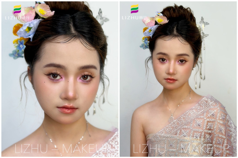 傣族造型，廣西化妝攝影化妝培訓